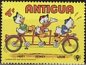 Antigua and Barbuda 1980 Walt Disney 4 ¢ Multicolor Scott 566. Antigua 1980 Scott 566 Walt Disney Bicycle. Uploaded by susofe